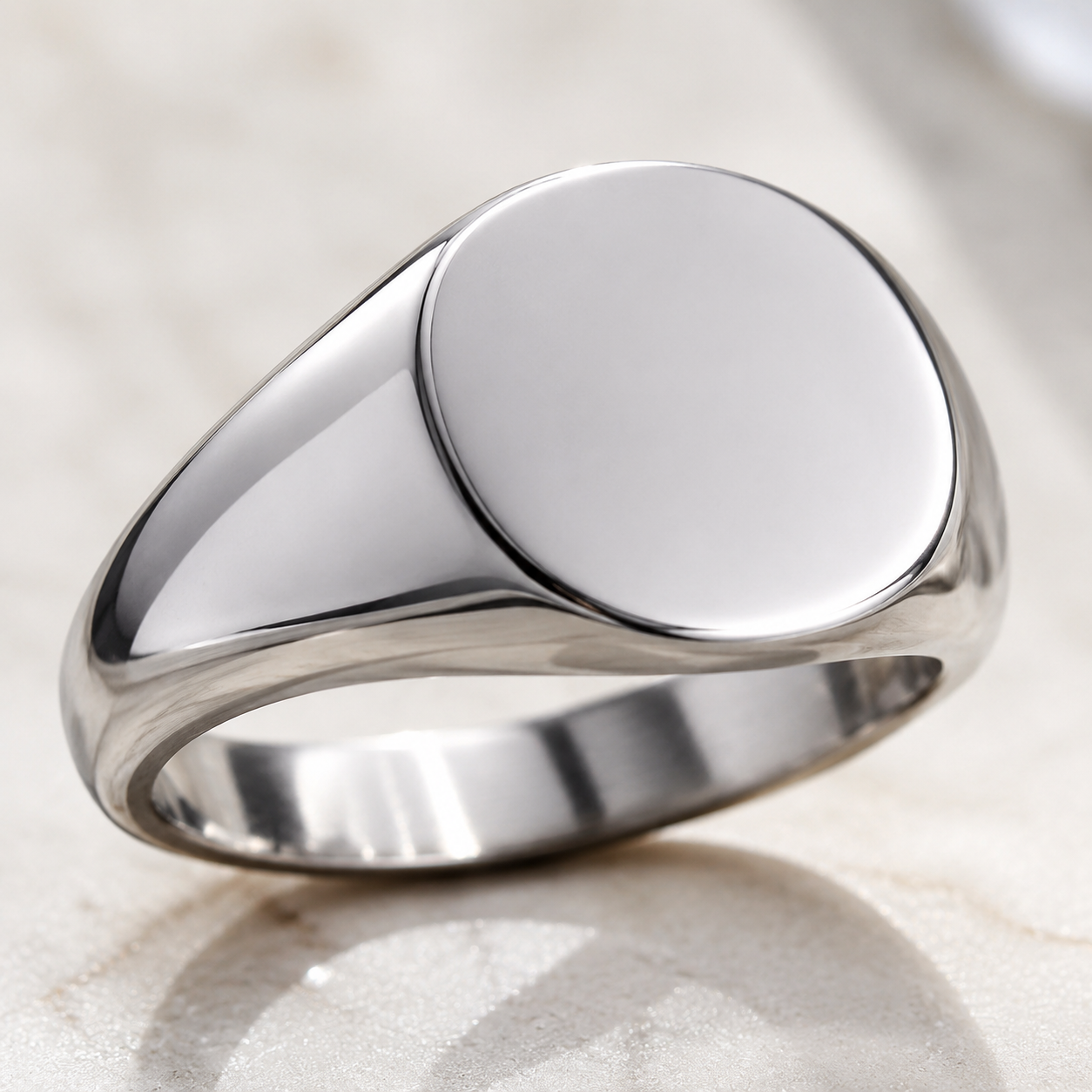 Krenza Oval Signet Ring - Image 2