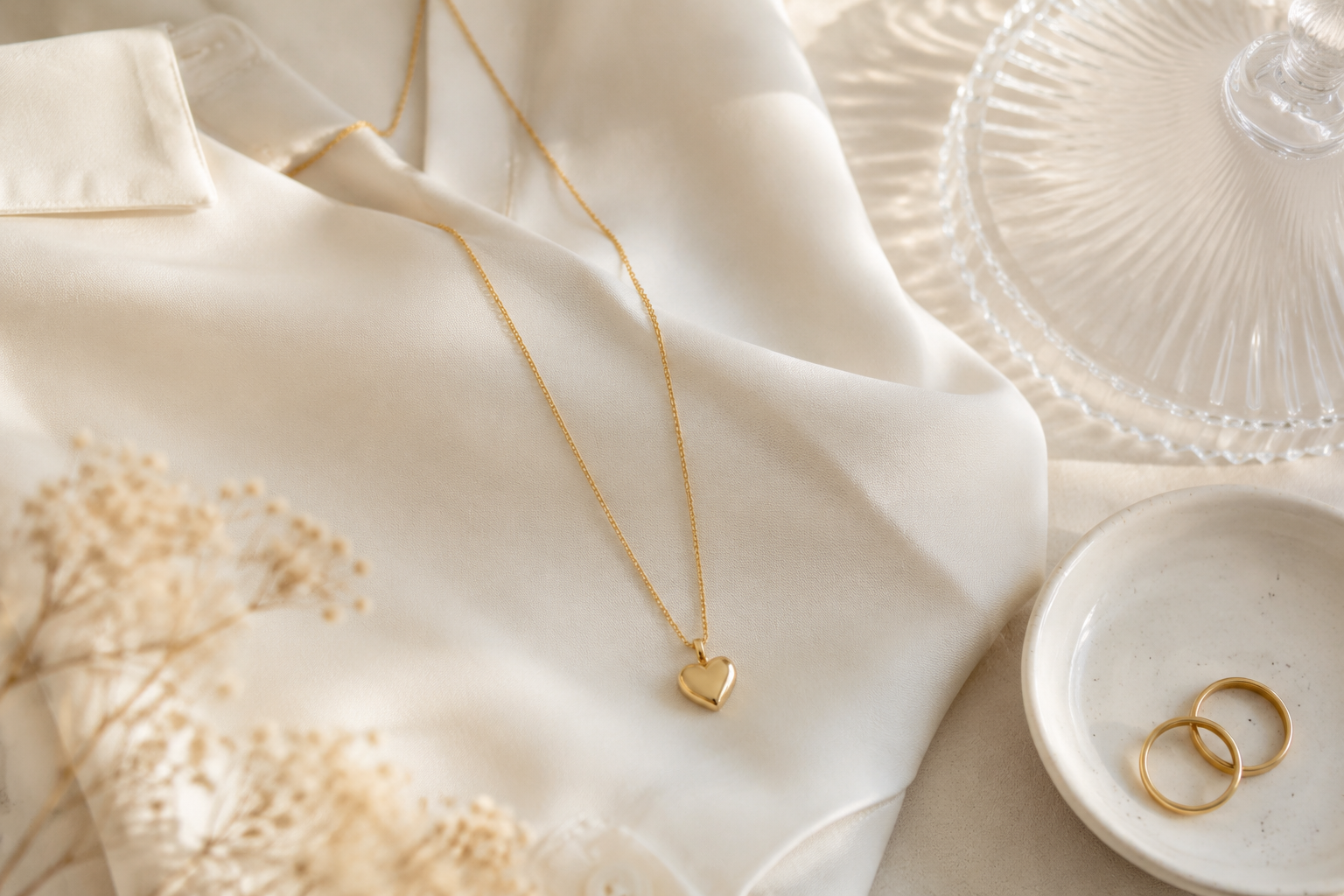 Krenza Mini Heart Pendant Necklace - Image 3