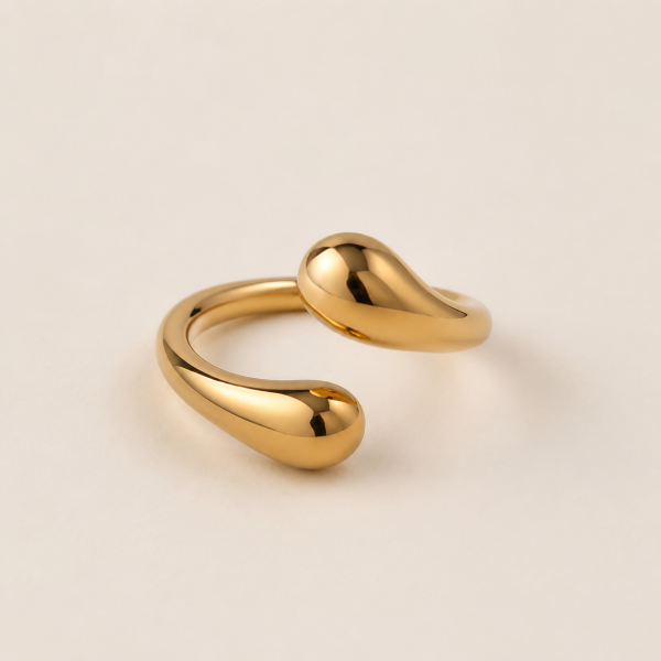 Krenza Open Teardrop Ring