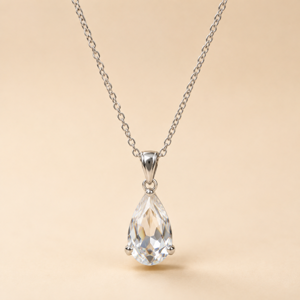 Krenza Crystal Drop Pendant Necklace