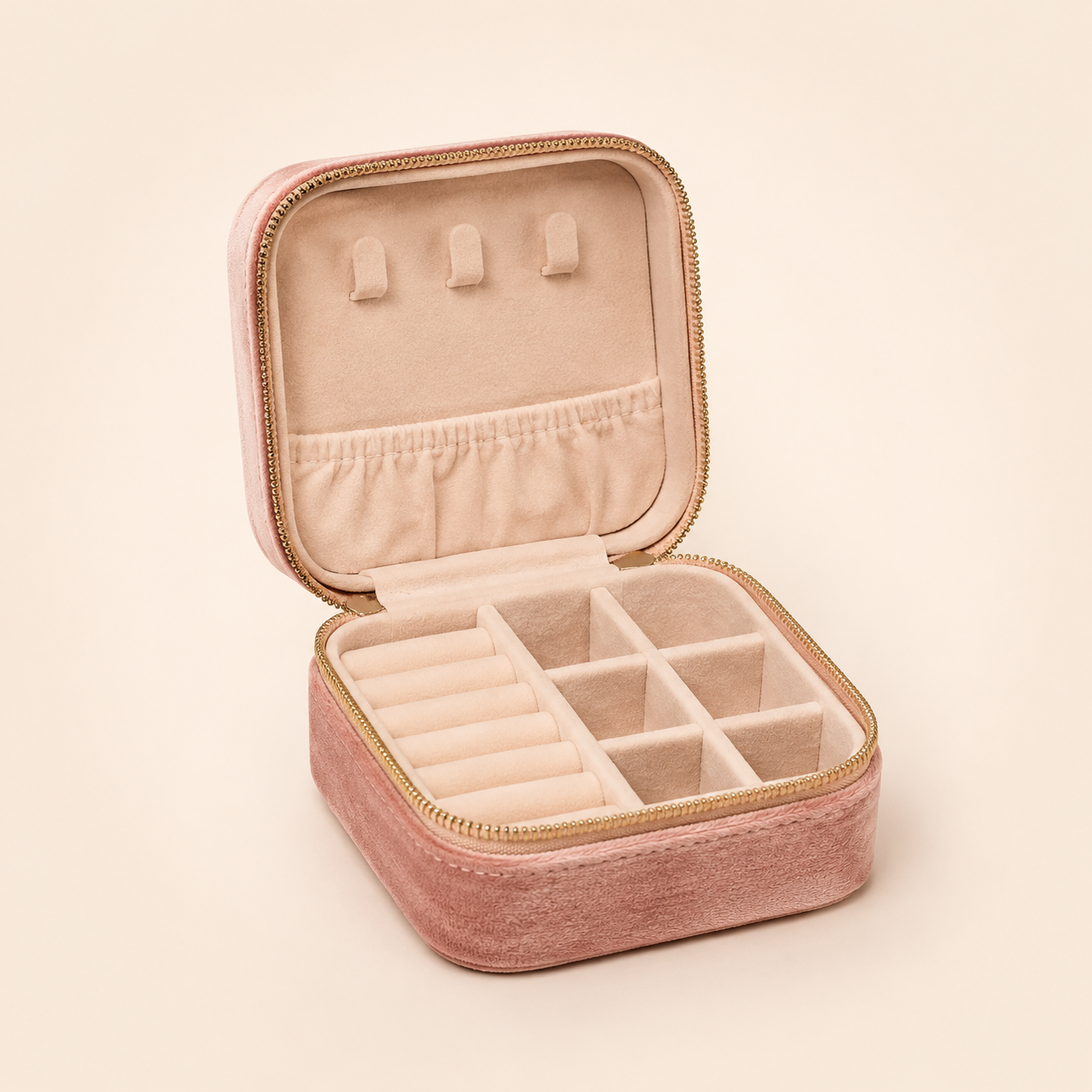 Krenza Velvet Jewelry Travel Case