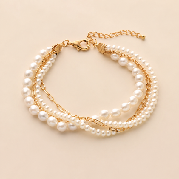 Krenza Layered Pearl Bracelet