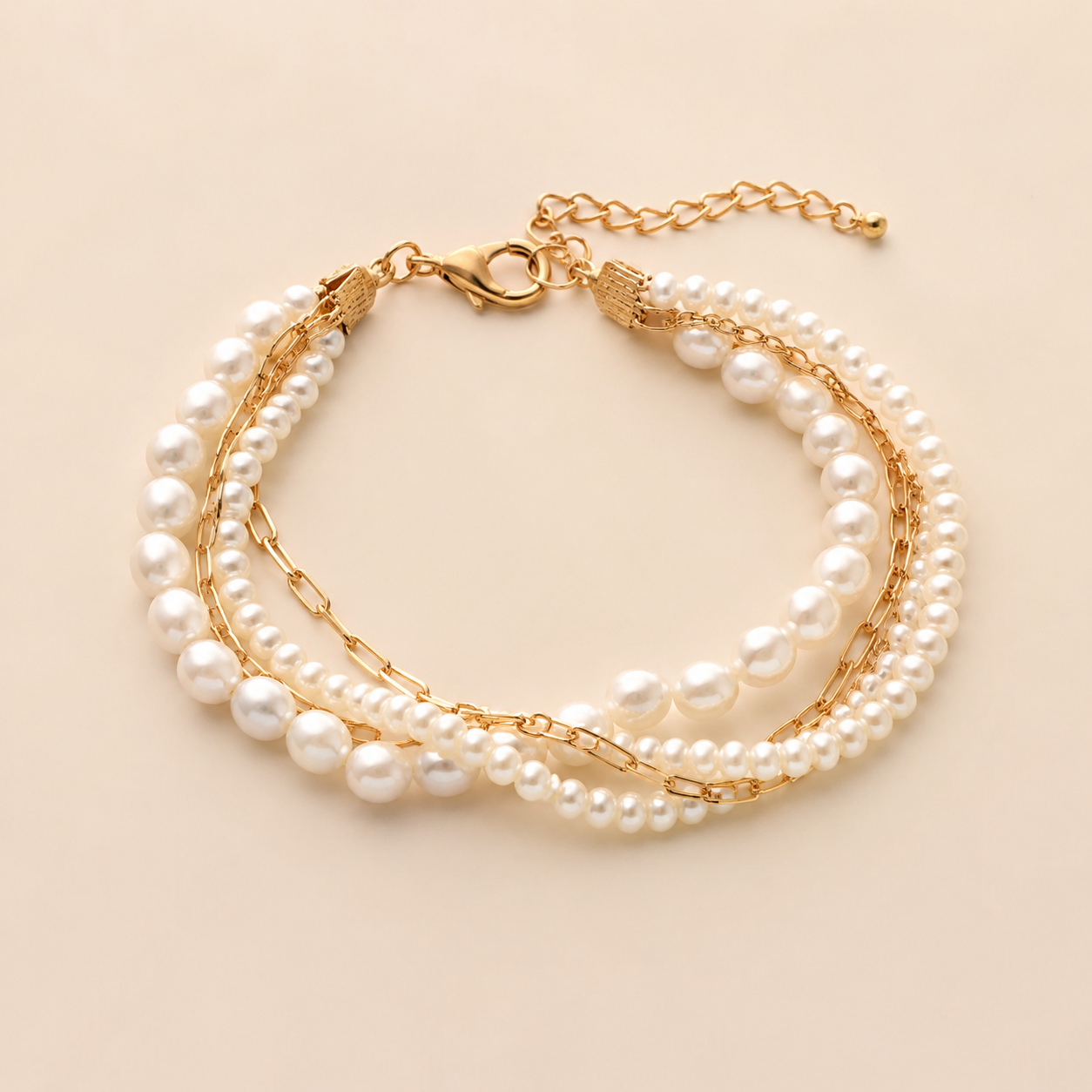 Krenza Layered Pearl Bracelet