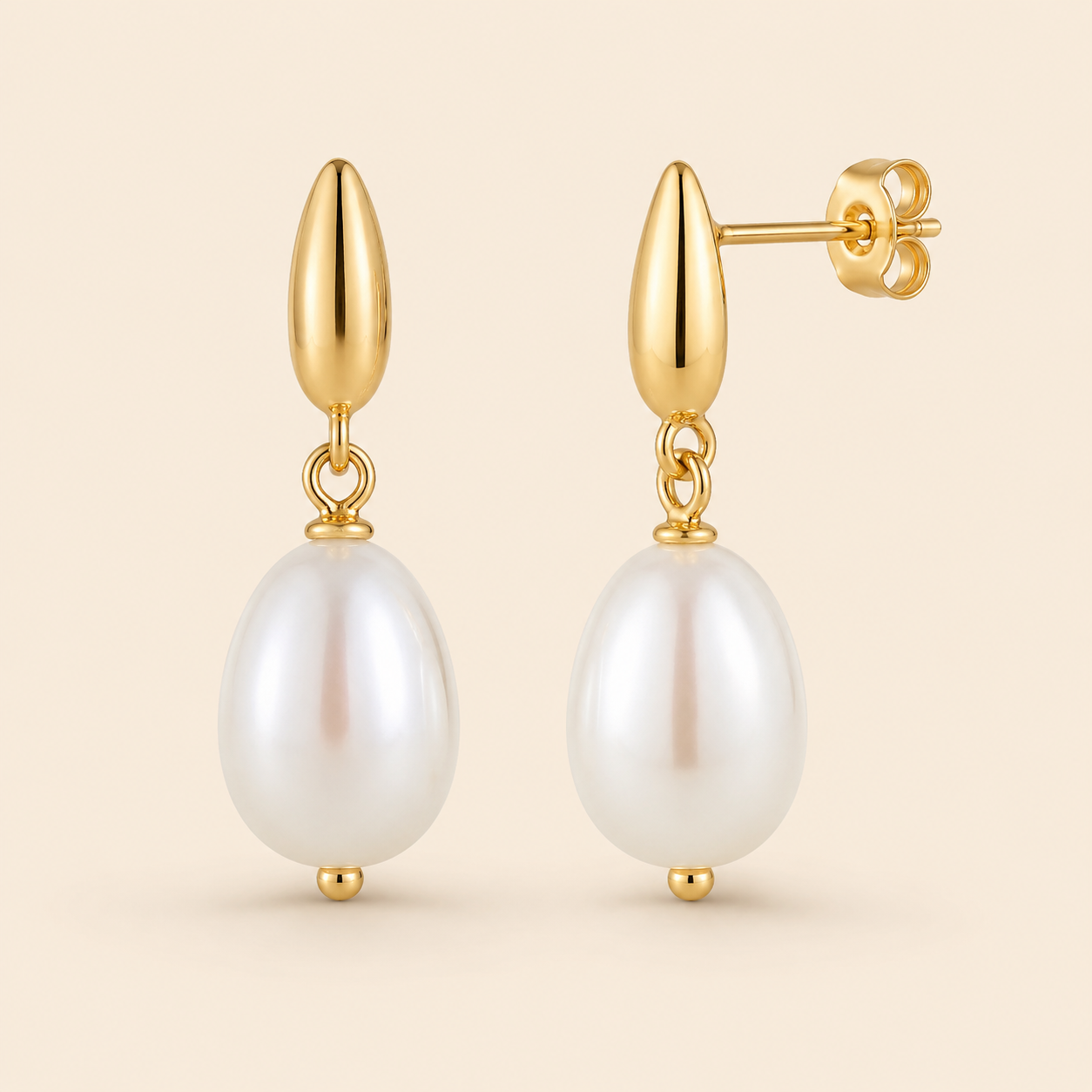 Krenza Freshwater Pearl Drop Earrings