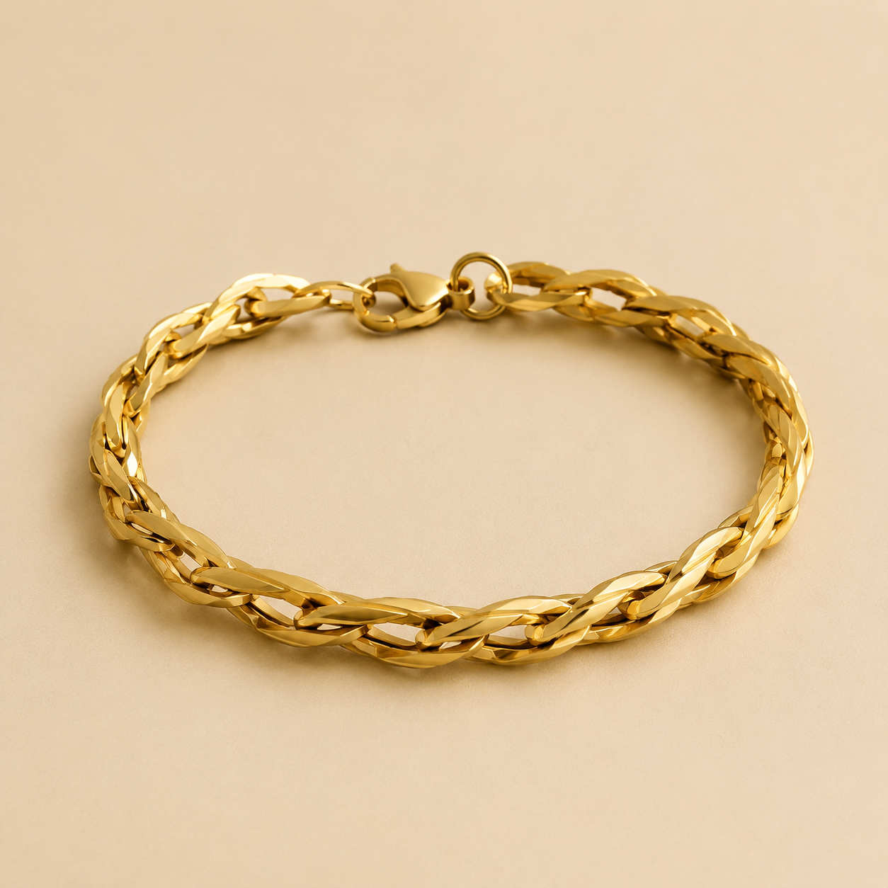 Krenza Twisted Chain Bracelet