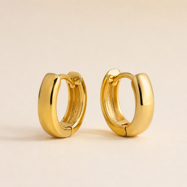 Krenza Everyday Huggie Hoop Earrings